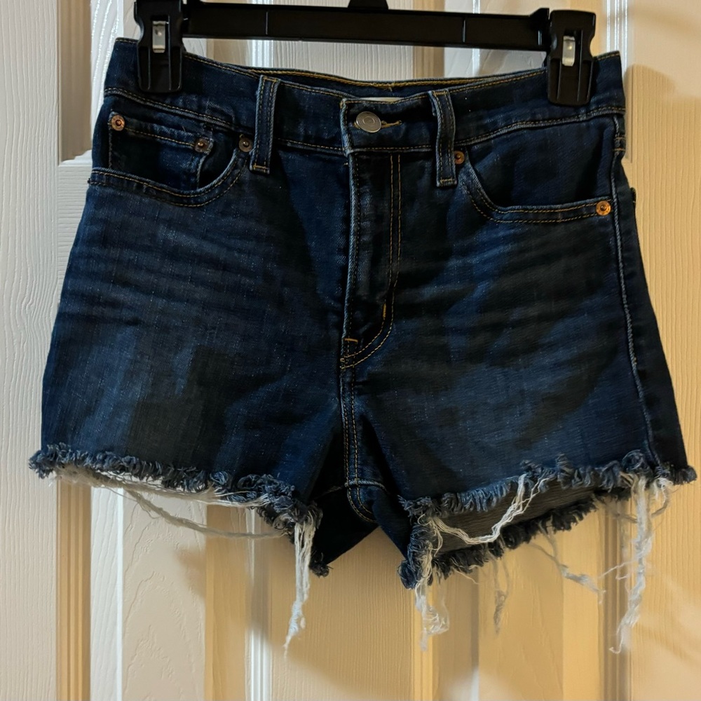 Dark Wash Jean Shorts